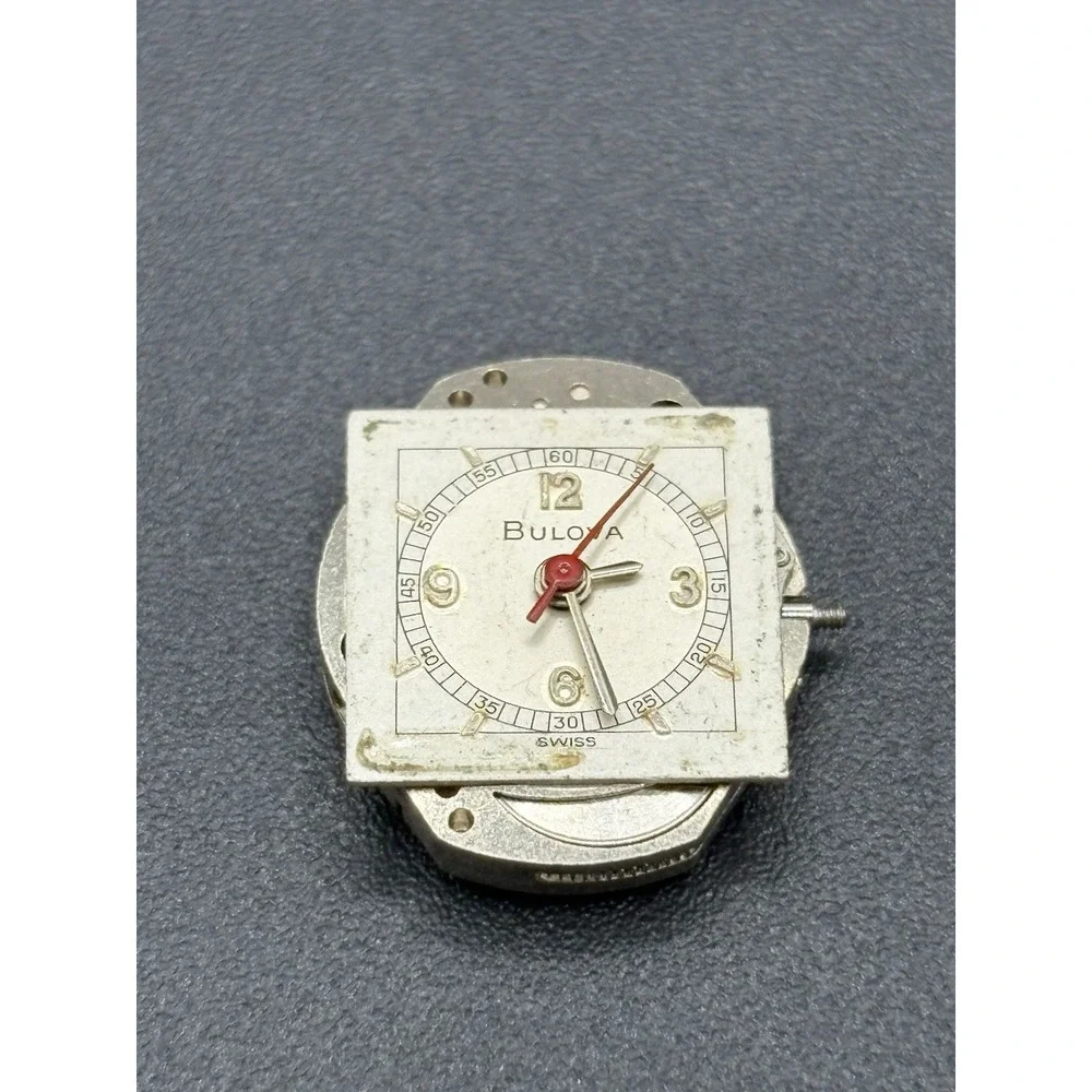 Bulova Ladies Watch Movement 6CFC Free Balance As-Is D15